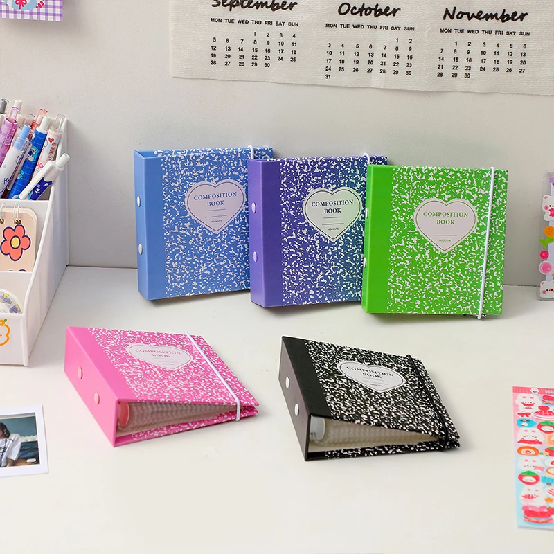 3 Ring Binder photocard holder Korea Ins Idol Pictures Storage Case Collect Book instax mini binder photo album Card Sleeves