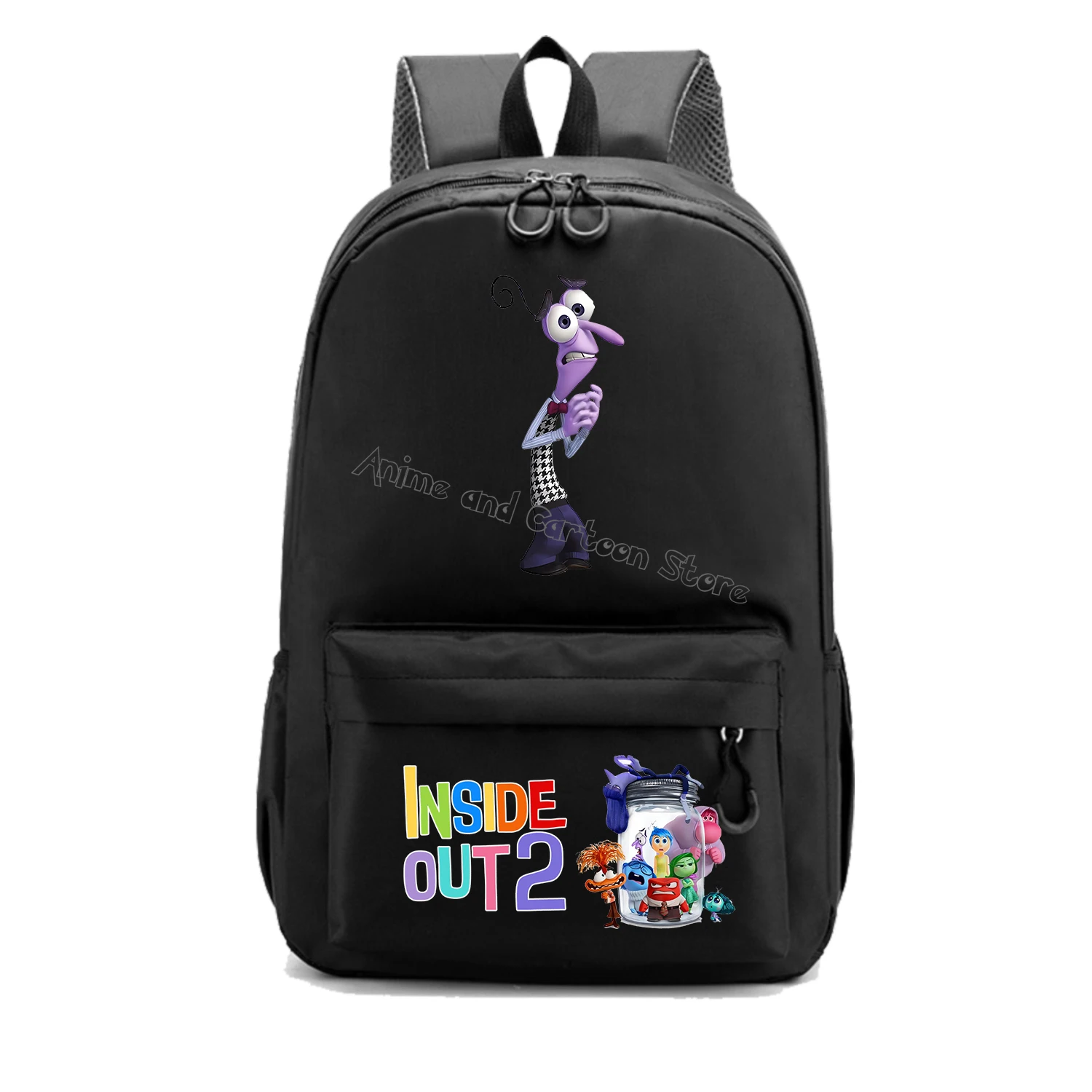 Disney Inside Out 2 Backpack New Schoolbag Cute Cartoon Schoolbag Fashion Children Backpack Student Large-capacity Bag Kids Gift