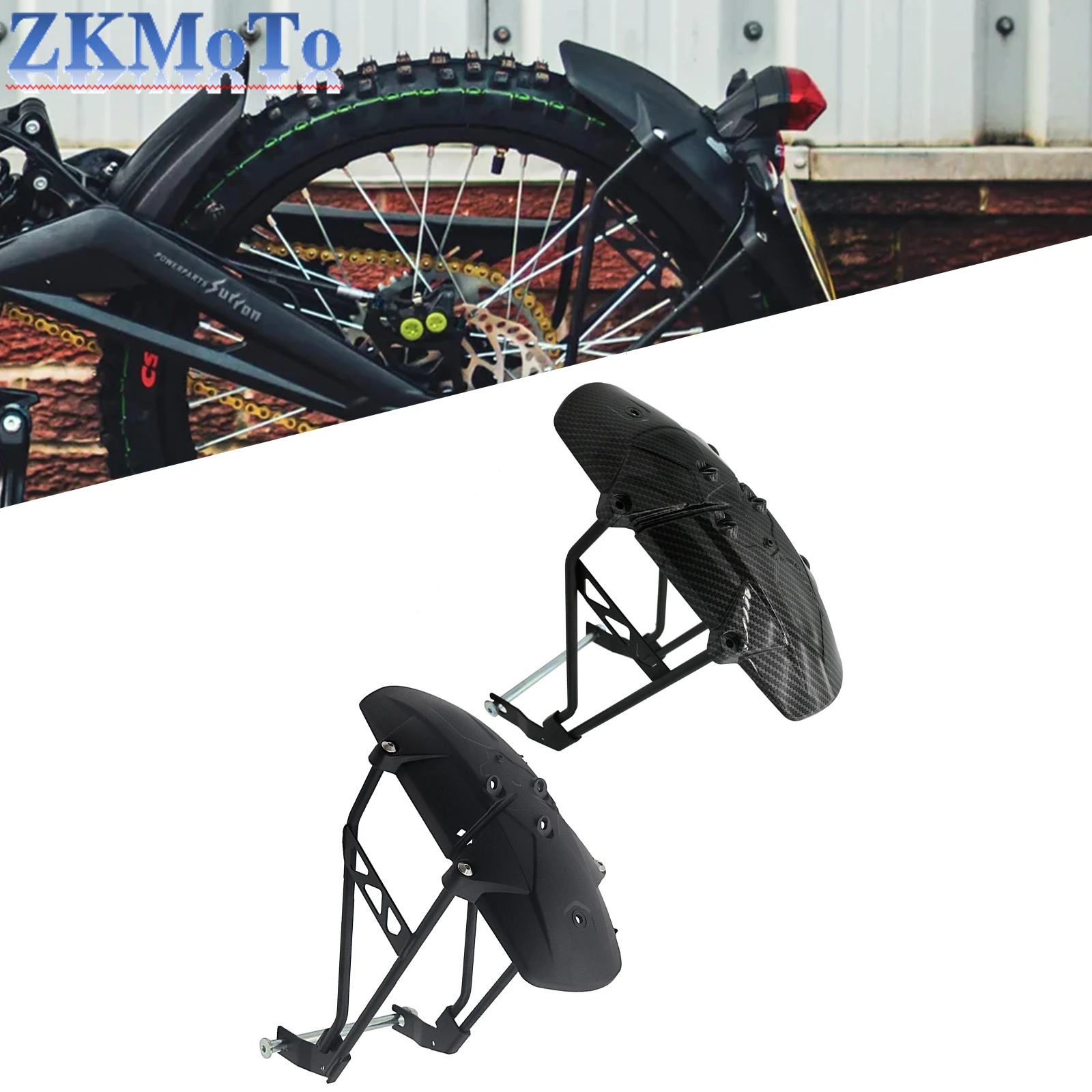 

Electric Motocross Bike Rear Wheel Fender Mud Guard Plastic Mudguards For Sur Ron Sur-Ron Light Bee S & Light Bee X Motorcycle