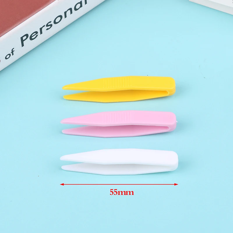 10pcs Plastic Beads Tweezer for Model Building Puzzle Kids Children Toys Clamp Clip Forceps Accessories Tools DIY Jewelry Making