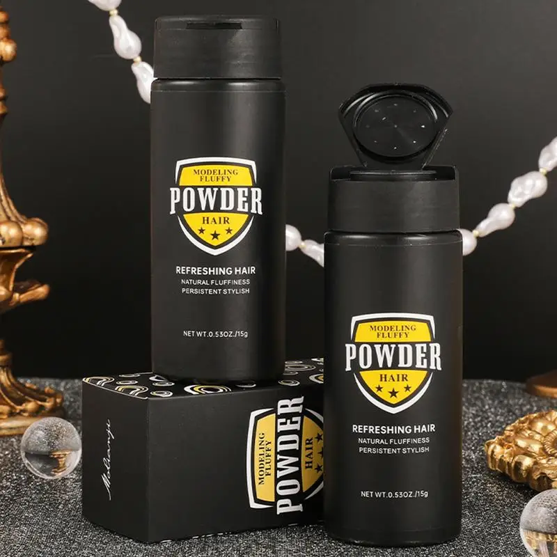 Hair Volume Powder สําหรับชาย 15g Volume Powder สําหรับหนา Non-wash จัดแต่งทรงผมฝุ่นผลิตภัณฑ์ Fine Volumizing ผลิตภัณฑ์