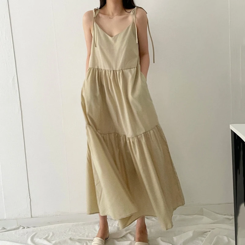 

Sleeveless Backless Women Y2K Elegant Sexy Ladies Birthday Romantic Beach Style Summer Gray Bandage Party Club Fashion Dress