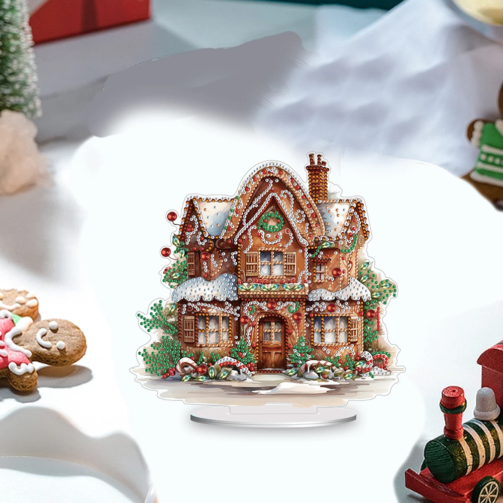 

Специальная форма Кристалл Картина Настольный комплект Рождественский рабочий стол Алмазная картина Орнамент Столешница Алмазная картина Декор