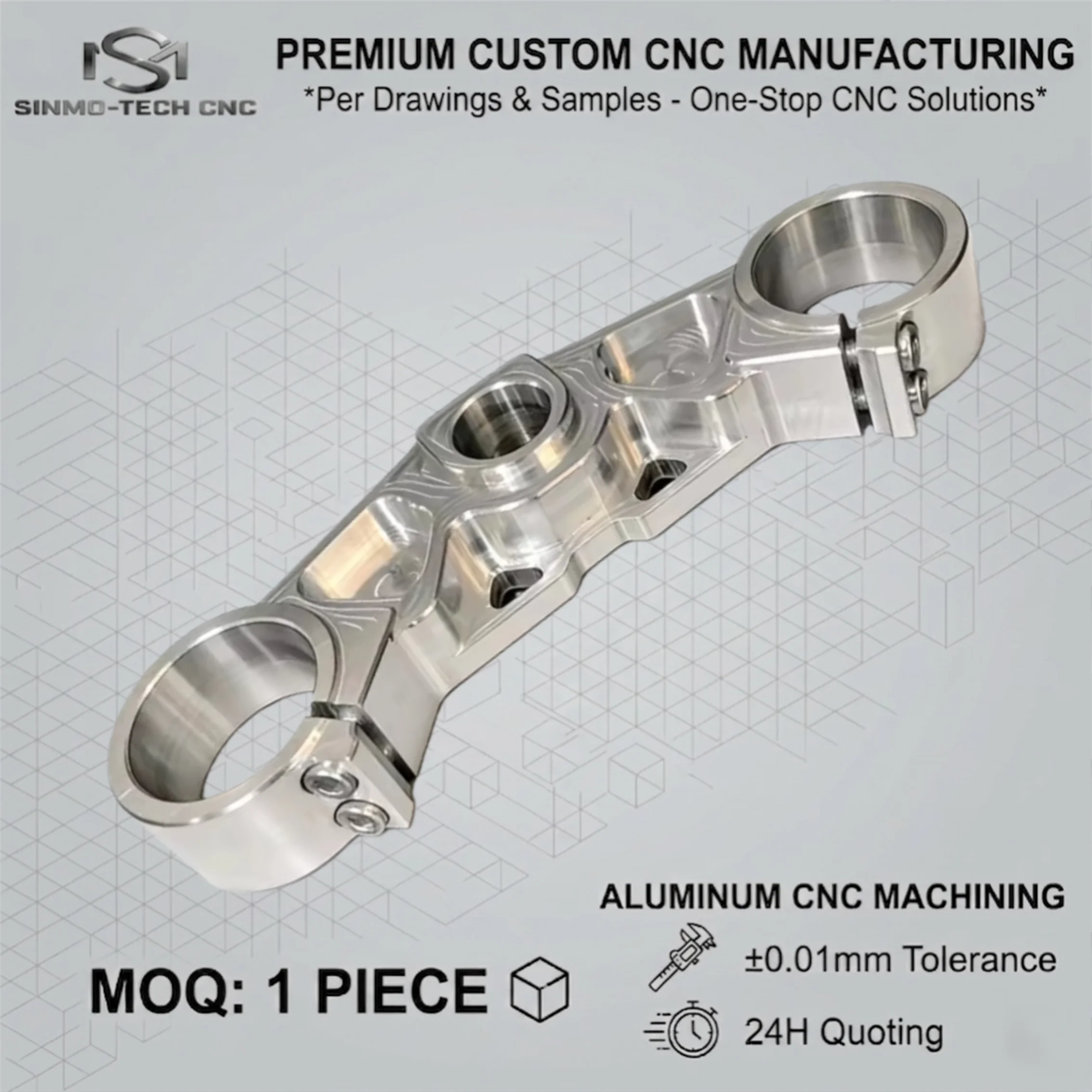 

High Precision 5-Axis CNC Machining Aluminum Parts-Custom Prototyping to Batch Production with Diverse Surface Finishes Services