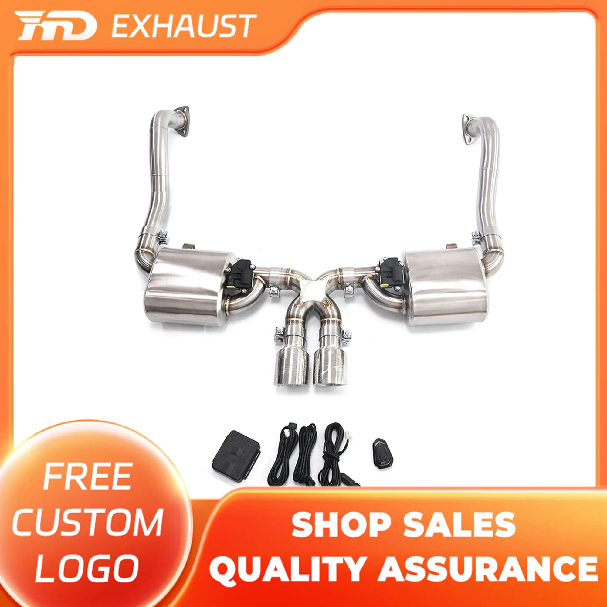 

HMD Exclusive Customization High Performance Catback For Porsche Cayman 987.2 3.4L With Muffler Exhaust System Electronic Valve