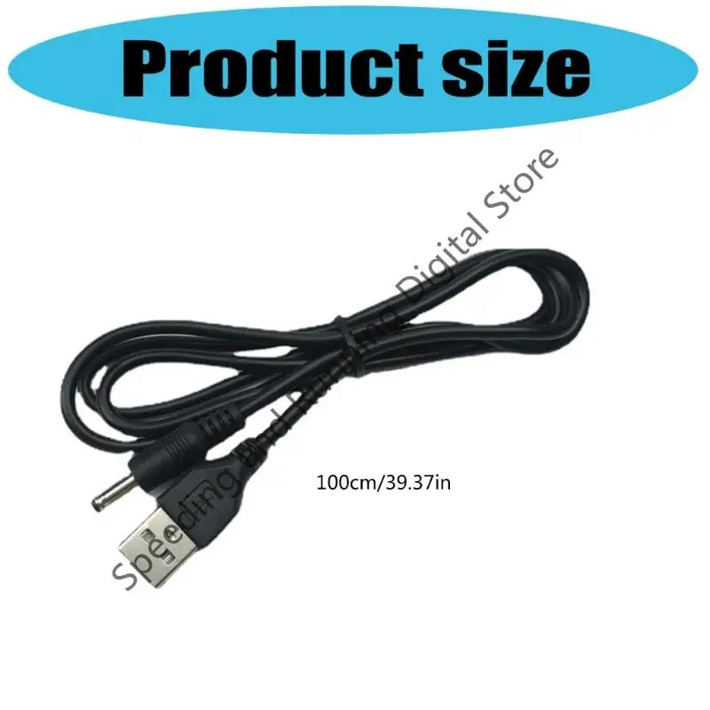 3pcs USB 2.0 A Male To 3.5x1.35mm 3.5mm Plug Barrel Jack 5V DC Power Supply Cord Adapter Charger Cable 3.5*1.35mm