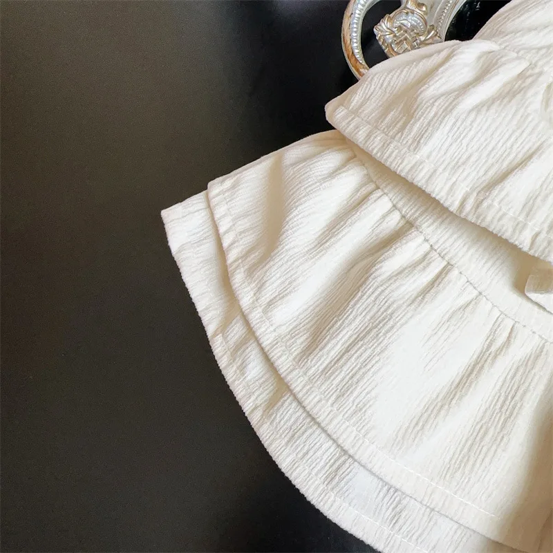 Koreanische Herbst Kinder Mädchen Röcke Cord Feste Elastische Taille Kleine Mädchen Röcke Hohe Qualität Infant Baby Mädchen Kuchen Röcke – Detail 7