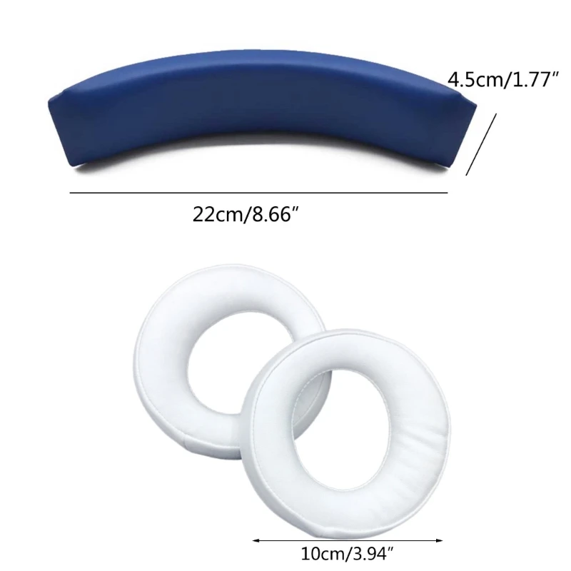 Almohadillas para los oídos, diadema, almohadillas cuero proteico para auriculares PS-4 Gold7.1