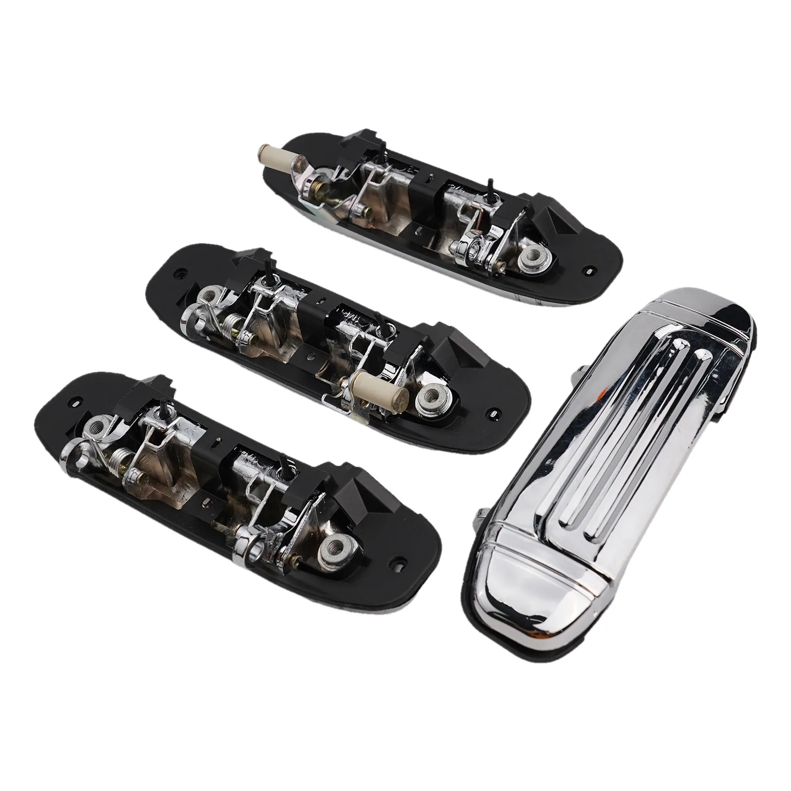 

Outer Door Handles Chrome Door Handles Perfect Match Plastic Material Factory Specifications Brand New Condition