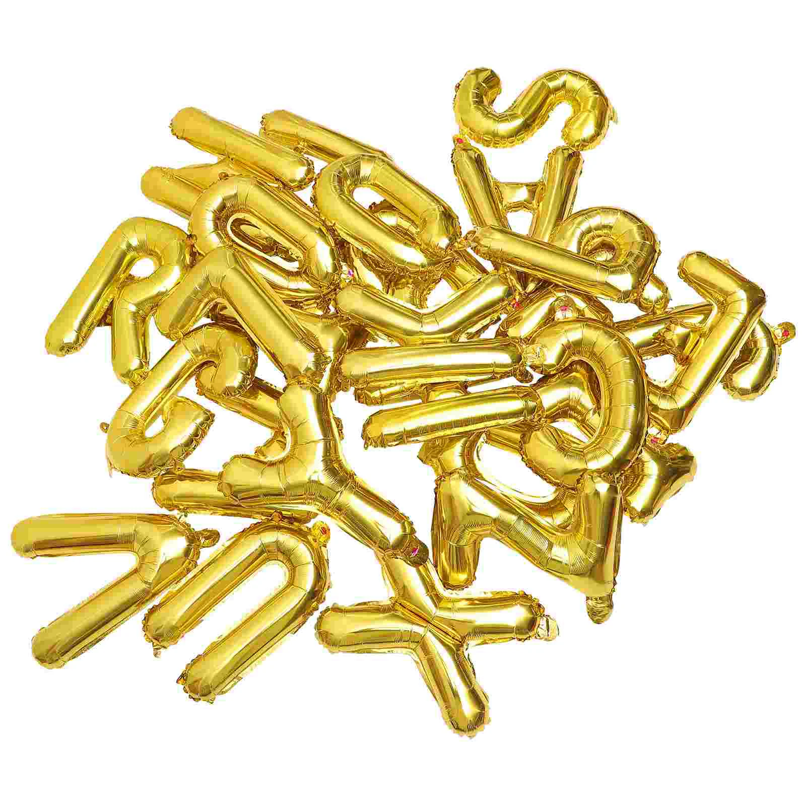 

16inch Alphabet Foil Balloon A-Z Optional 26 Letters Balloons Birthday Wedding Party Festival Decoration Supplies (Golden)