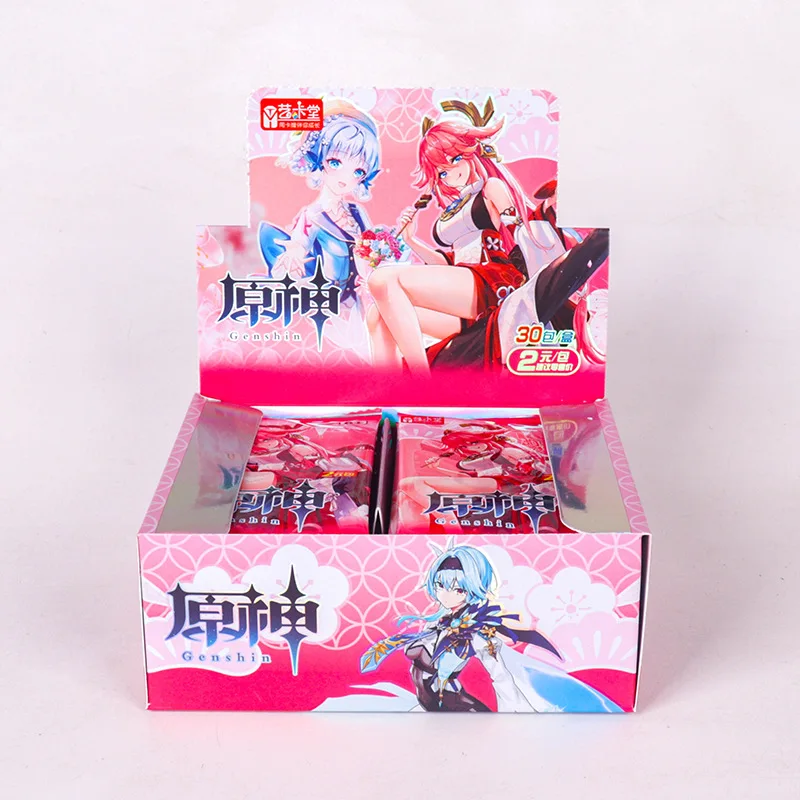 Genshin Impact Hobbies Coleção Card Toys, Presente raro, Novo, SR, UR, SP, Edição limitada