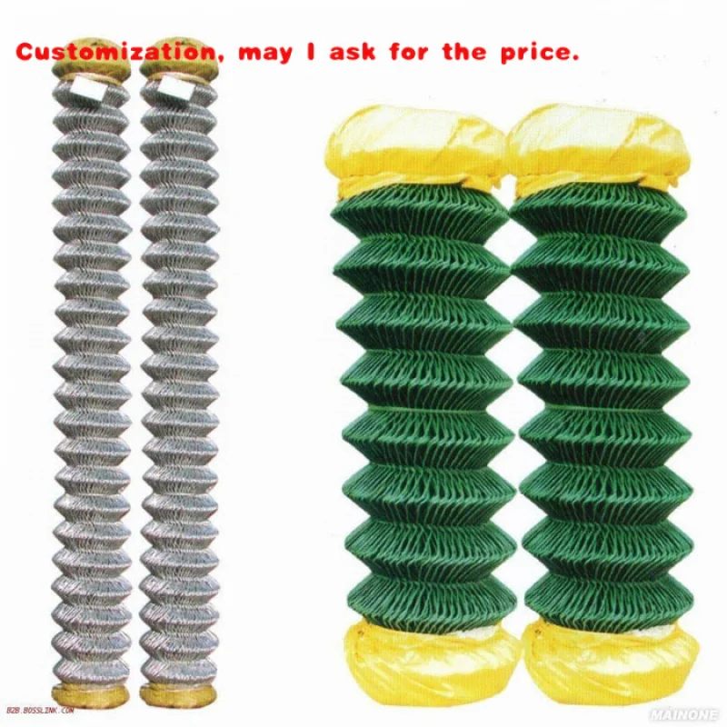 custom.Guangdong Supply Cheap 5 6 8 ft Used Basketball Field Fencing Galvanize Chain Link Fence Panels