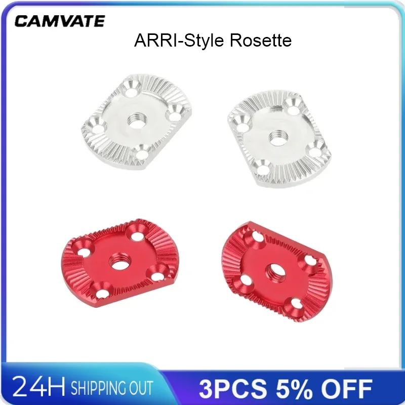 CAMVATE Camera ARRI-Style Rosette With M6 Threaded For Camera Shoulder Rig Hangrips  Accessories