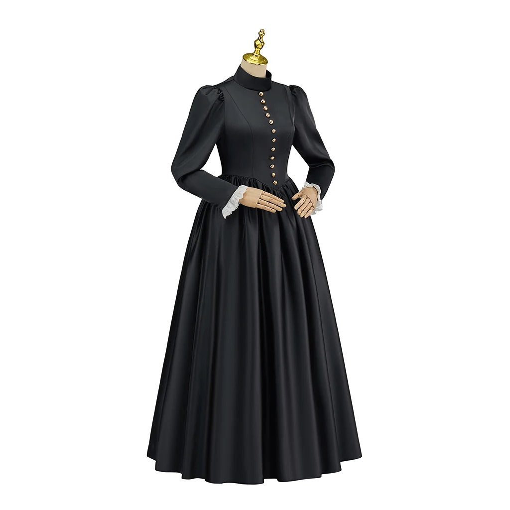 black fashion nova dresses Magick Witch Costume with Renaissance Dress, Black Rain main image 0