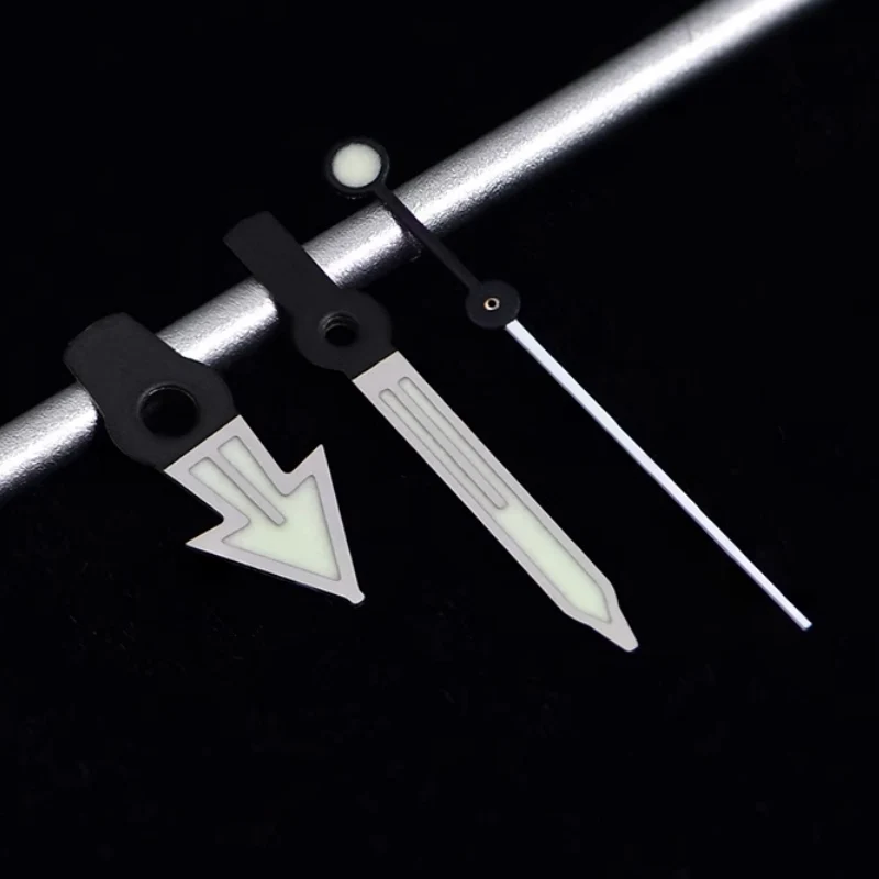 Mod Argento Rosso SKX007 C3 Lancette dell'orologio super luminose per SKX007 SRP777 Orologio subacqueo NH35 NH36 Movimento