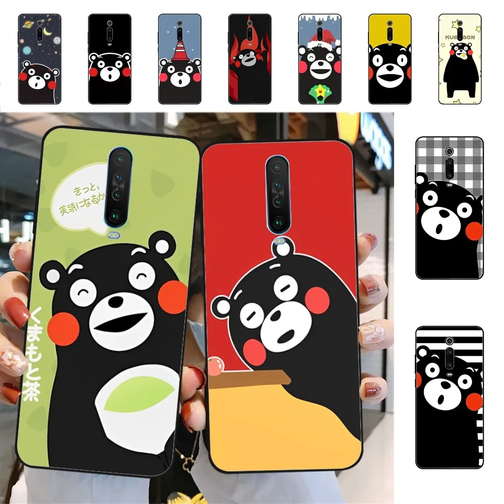 Kumamon Phone Case For Redmi 5 6 7 8 9 10 plus pro 6 7 8 9 A GO K20 K30 K40 pro plus F3 Fundas