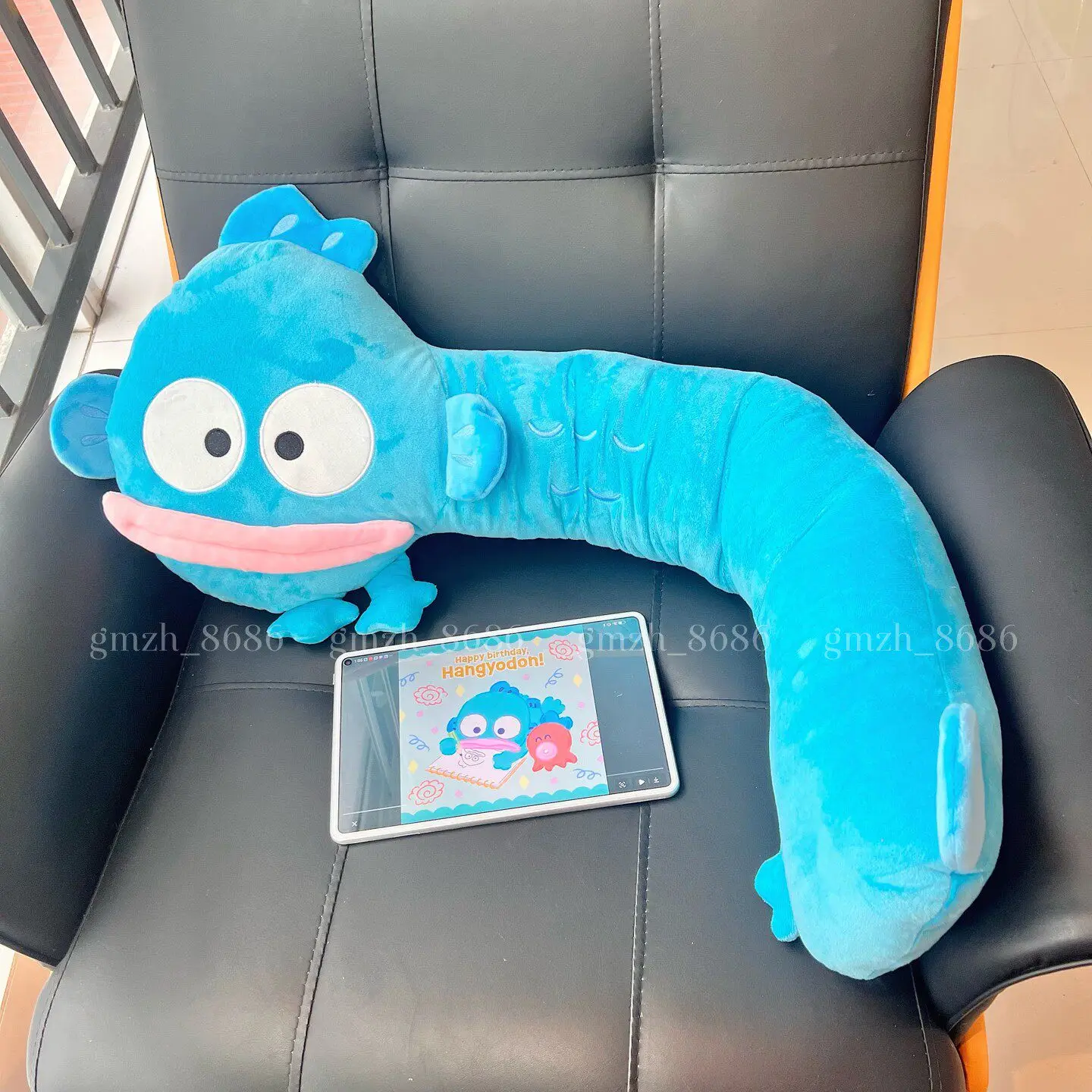 

100cm Very Long Soft Hangyodon Plush Toys Kawaii Hangyodon Plushies Stuffed Dolls Room Decor Bedside Cushion Sofa Pillow
