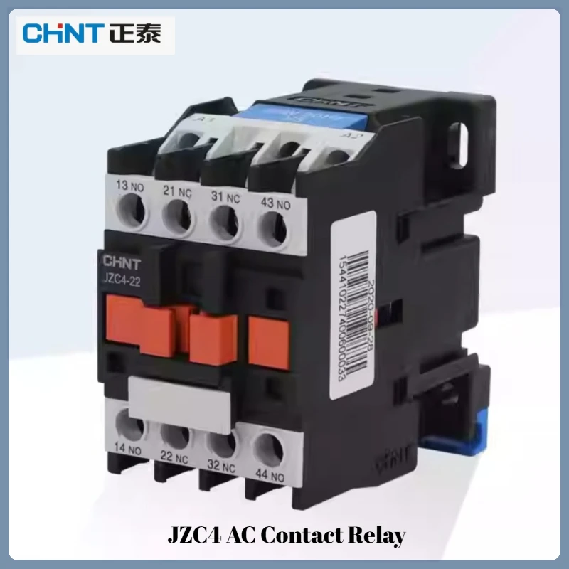 Chint JZC4-04/22/31/13/40 AC Contact Relay  4NC/2NO2NC/3NO1NC/1NO3NC/4NO for PLC Automation Control  24V/36V/110V