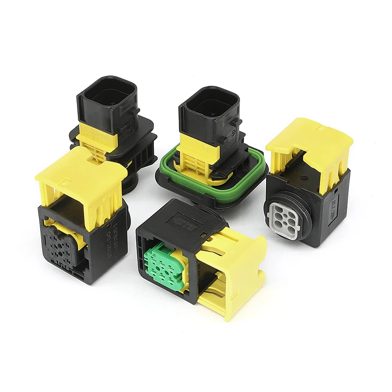 6Pin  Waterproof Automotive Connectors 1.6mm Heavy Duty Sealed Connectors Series  Additional terminal and seal 1-1418469-1