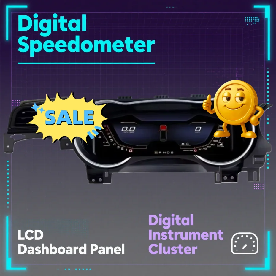 

Gg Digital Cluster For Ford Mustang 2015-2023 Car Lcd Instrument Panel Virtual Cockpit Speed Meter Dashboard Linux Accessories