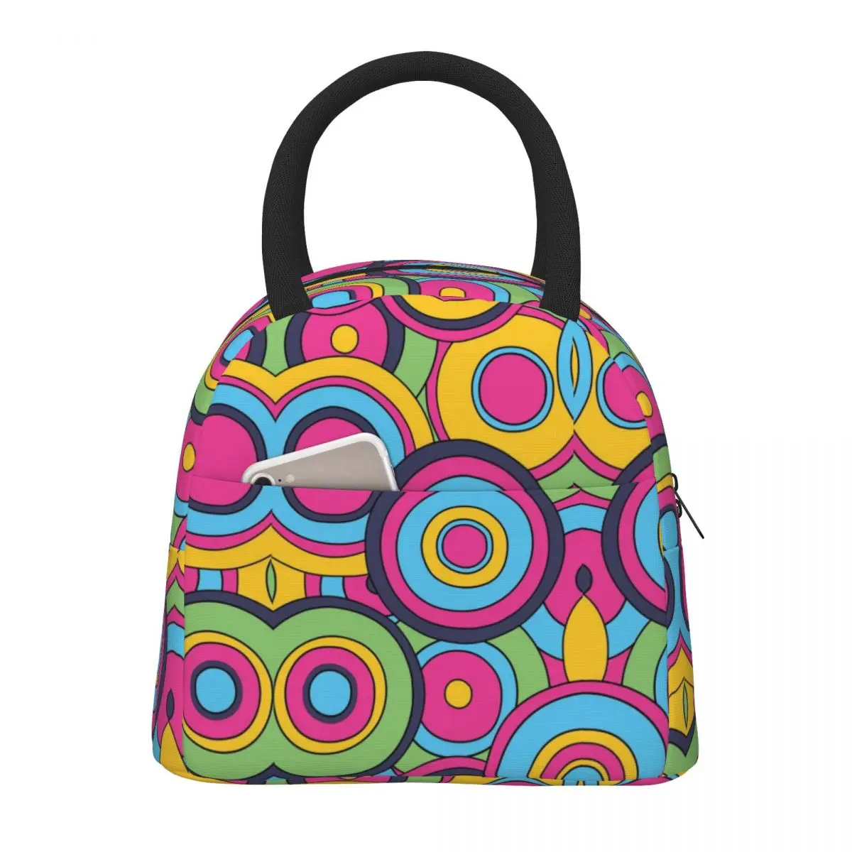 

Britto Anime Lunch Bag for School Waterproof Picnic Thermal Cooler Insulated Lunch Box Women Kids Tote Bags