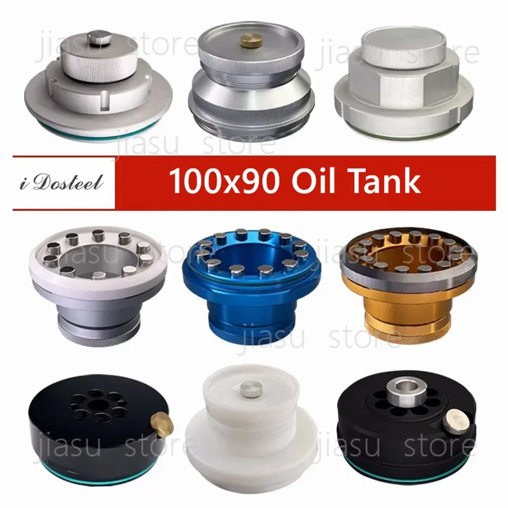 Plastic Holder Ink Tank RJ1 for Pad Printer, 100x90x12mm Ink Cup with Ceramic Ring