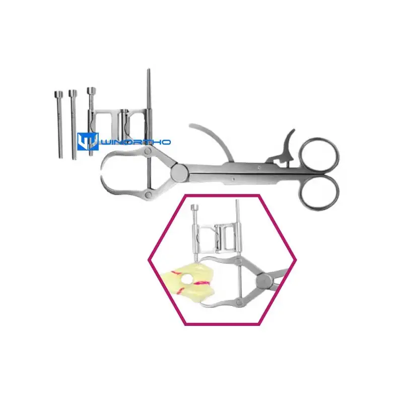 

Fine touch Locking Instruments Targeting Forceps for animal clinic veterinary orthopedic surgical instrument pet tools AO