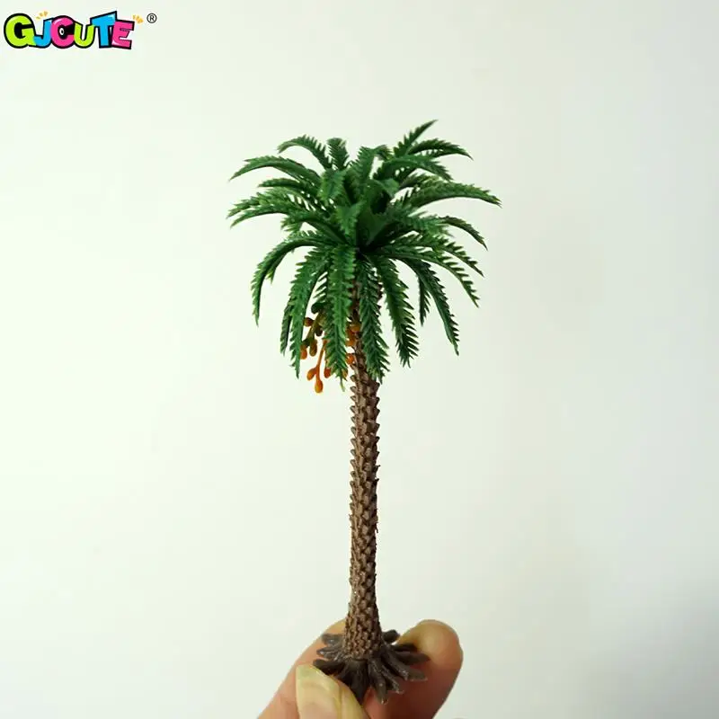 Dekorasi lanskap mikro meja pasir bunga matahari Afrika, simulasi 15/12/9/6cm dekorasi Diy Model tata letak pohon hijau tanaman