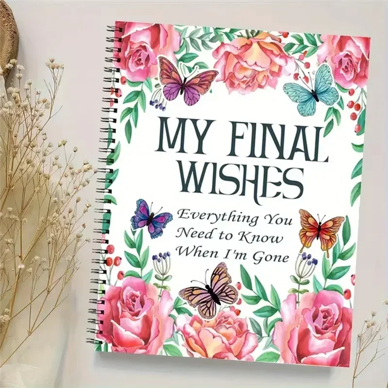 YLS-My Final Wishes Planner: كل ما تحتاج إلى معرفته عندما ذهبت نهاية مخطط الحياة وقائمة المرجعات والمنظم