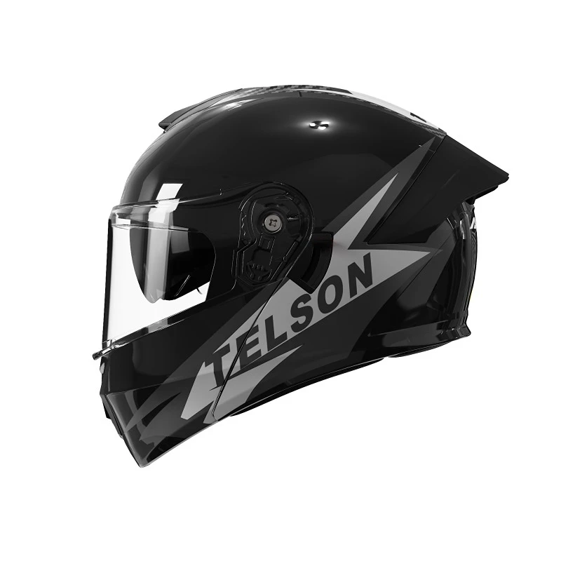 four seasons Racing Helmets Motorcycle Helmet  Full Face Sports helmet Double Visor Flip up Motocross helmet  DOT Double Lens