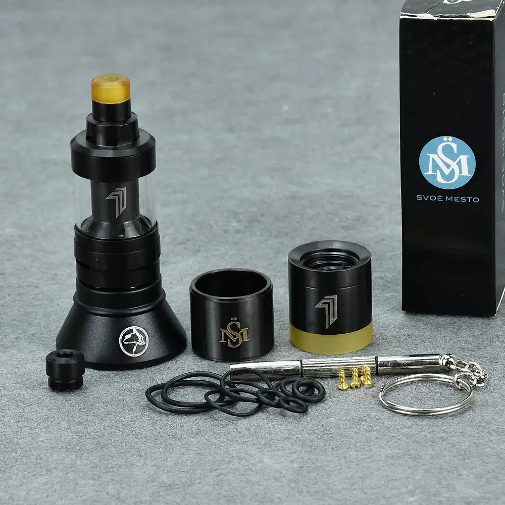 1:1 Kayfun Prime SE NITE DLC rta wolfcoolvape style 316ss 22mm Topfill 2ml Vaporizer rta Atomizer tank SteamTuners bellcap tank