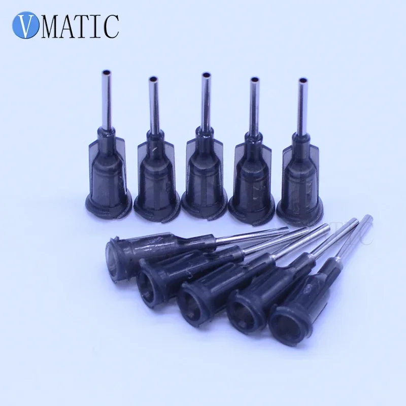 Free Shipping Non-Sterilized 100Pcs 16G 0.5'' Dispensing Needles Tips 1/2 Inch