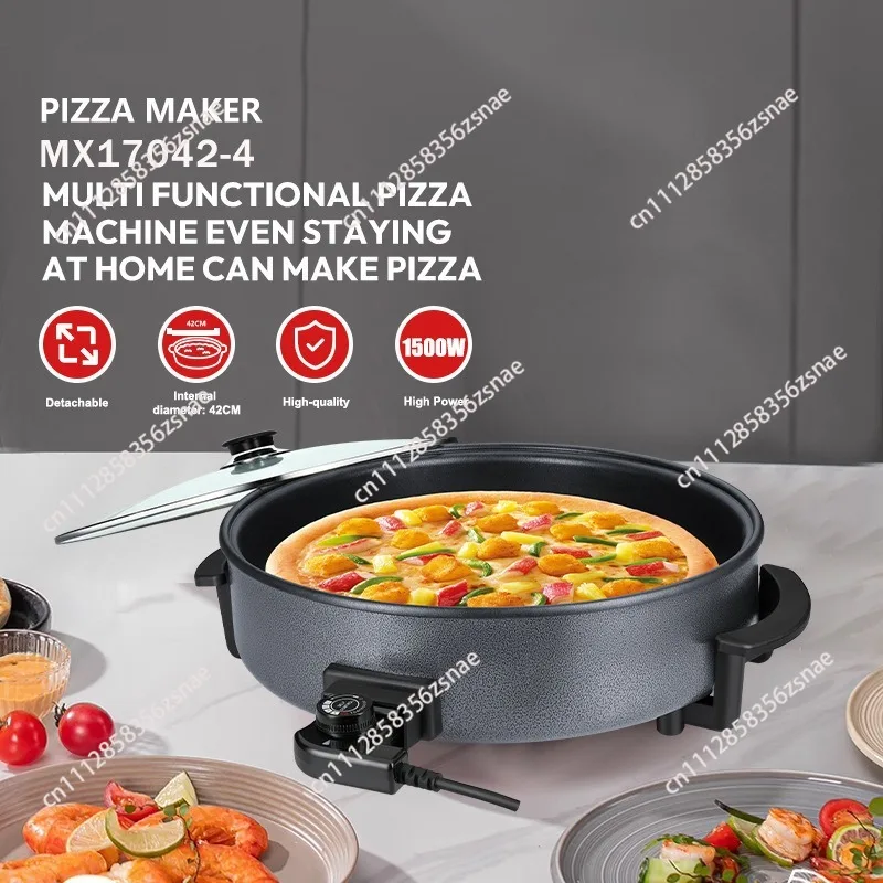 Electric wok non-stick electric hot pot round hot pot electric cooking pot pizza machine round crepes pancakes pancakes