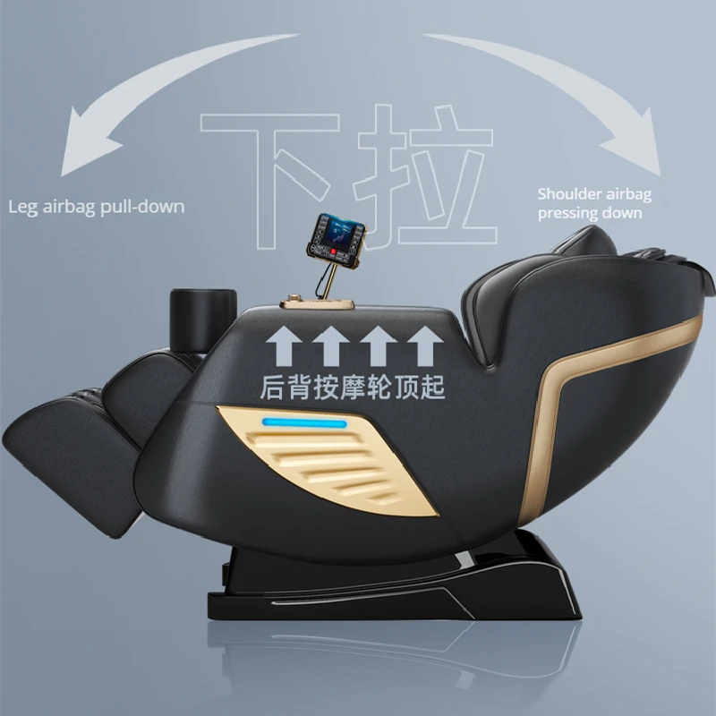 Massage Chair 4D SL Track Sofa Shiatsu Roller Full Body Air Pressure Massage Armchair 4d Massage Chair view 5