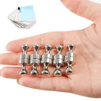 5/10 PCs Super Strong Neodymium Magnet Magnetic Pushpins Sucker Thumbtack Steel Magnet Push Pin for Refrigerator Whiteboard