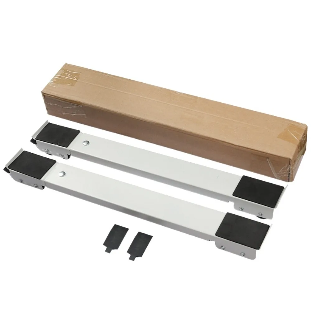 2PCS 24 Wheel Washing Machine Base Holder Movable 360° Rotation Refrigerator Universal Wheels Adjustable Furniture Moving Tools