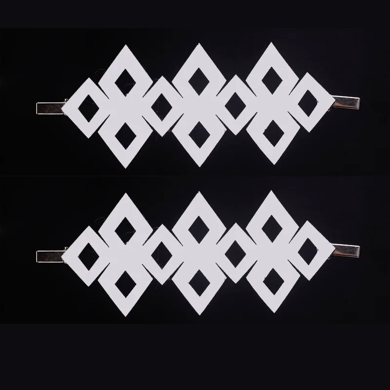 Columbina Cosplay Headwear Set Woman Genshin Impact White Feather Headdress Game Dress Up Eyepatch Comic-Con Costume Accessories