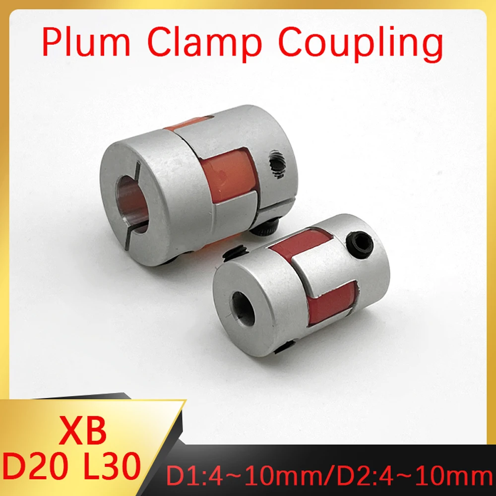 

XB 20 * 30 Plum Blossom Flexible Shaft Coupling D20L30 Aluminum Hole 4-10mm Ball Screw Transmission Shaft CNC Motor Encoder