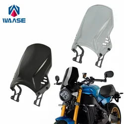 WAASE Windscreen Windshield Wind Deflector Shield Screen Visor Glass For Yamaha XSR900 XSR 900 2022 2023 2024