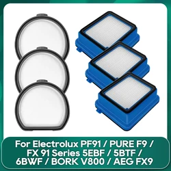 真空排気用防塵フィルター,pp 91/純粋なf9/fx 91シリーズ5ebf/5btf/6bwf/bork v800/aeg fx9と互換性があります