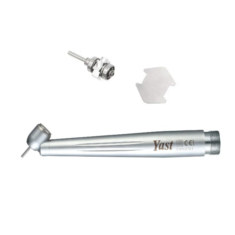 Stainless Steel  45 Degree  Surgical LED E-generator 2Holes den tal High Speed Handpiece