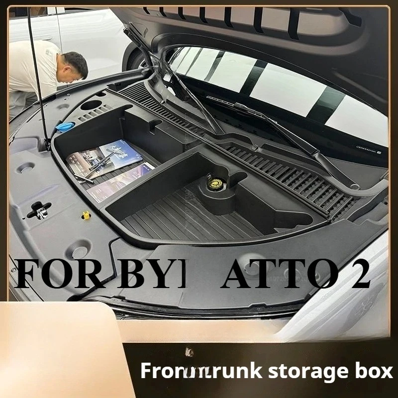 

Для BYD ATTO 2 юаня UP передняя запасная коробка для хранения/хранения специальный внутренний ящик для хранения передней кабины аксессуары для модификации автомобиля