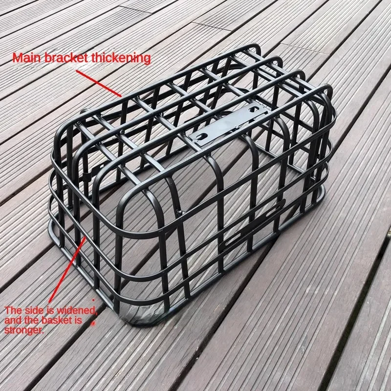 Bicycle Front and Rear Basket Bold and Enlarged Storage Basket Pet Basket Bicycle Accessories 자전거 바구니