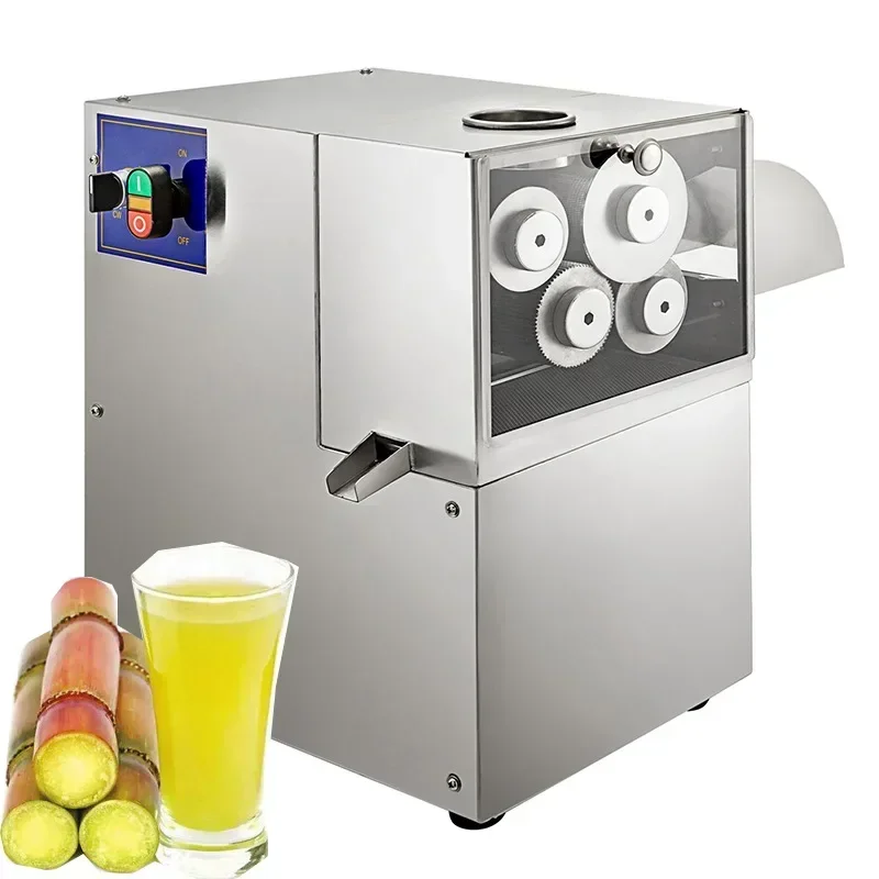 Large-scale Four-stick Fruit Shop Special Sugarcane Press Commercial Electric Sugarcane Press Equipment