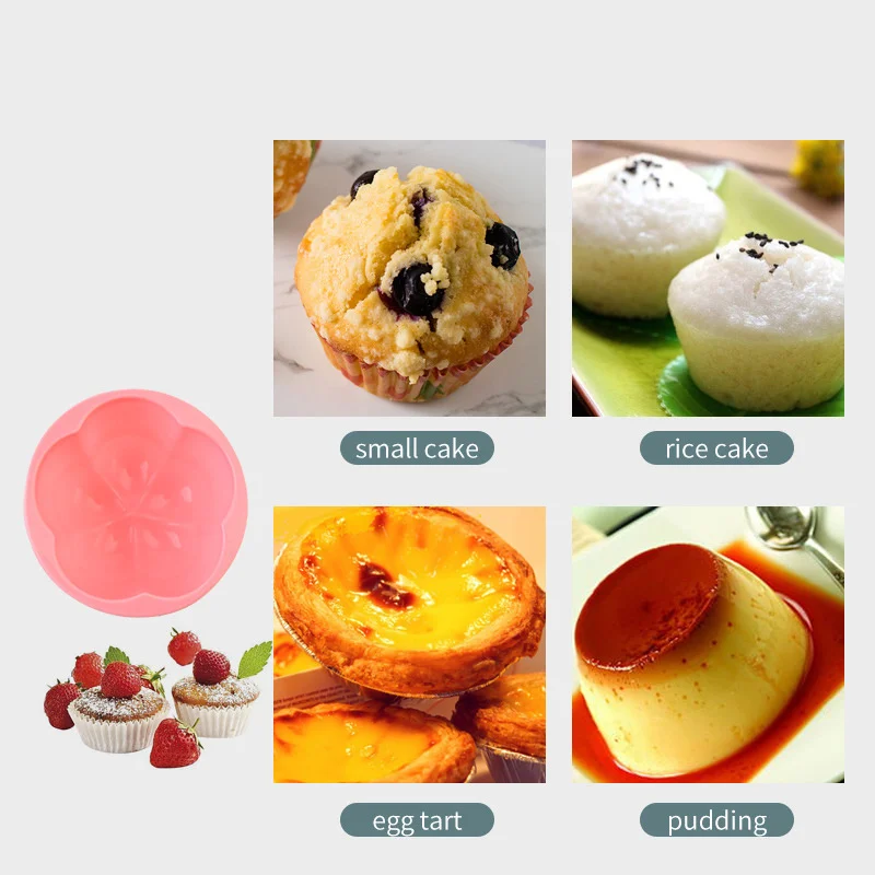 Cute Pumpkin Cake Cups Creative Muffin Cake Silicone Mould Pudding Jelly Baking Cups