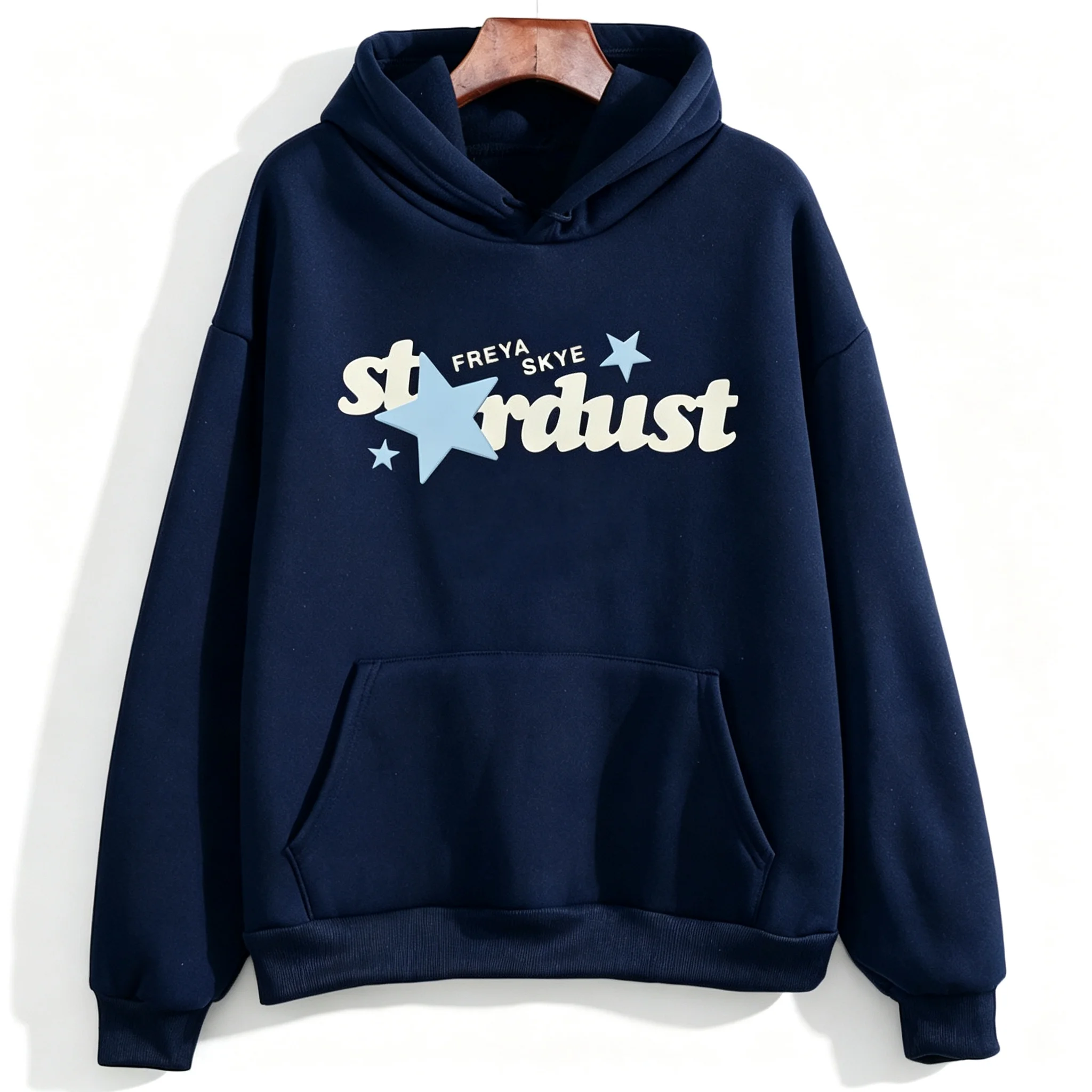 Freya Skye Stardust Hoodie für Männer und Frauen, Neuer Langarm-Pullover, Herbst-Winter-Mode, Lässige Kleidung, Lockerer High-Street-Pullover – Detail 15