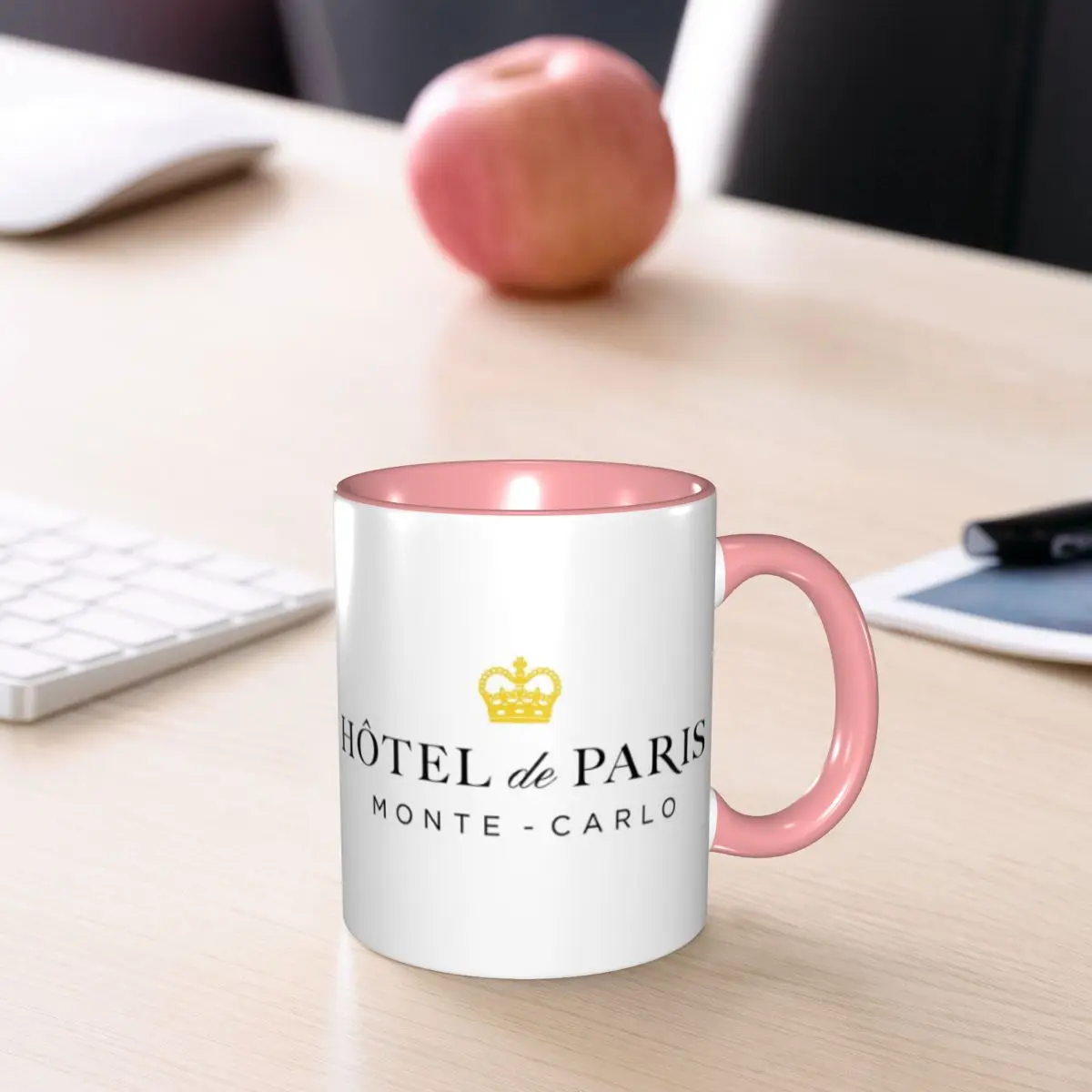 Hotel De Paris Monte Carlo Mug Funny Ceramic Coffee Cups Tea Mugs Milk Cup Drinkware Gift for Woman Man