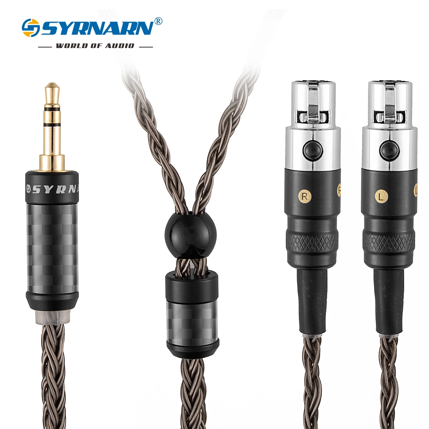 SYRNARN 16 Core Headphone Balanced XLR 2.5mm 4.4mm Upgrade cable for Audeze LCD-X LCD-XC LCD-2 LCD-3 LCD-4 ZMF Eikon Auteur MEZE