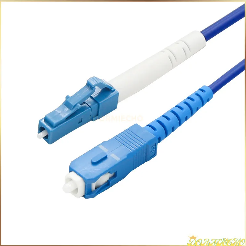 5PCS Stock Ready Armored LC/UPC-SC/UPC 1m/3m/5m/10m SM Fiber Optic Patch Cord Jumper 3.0MM Fibra Optica FTTH Single Mode