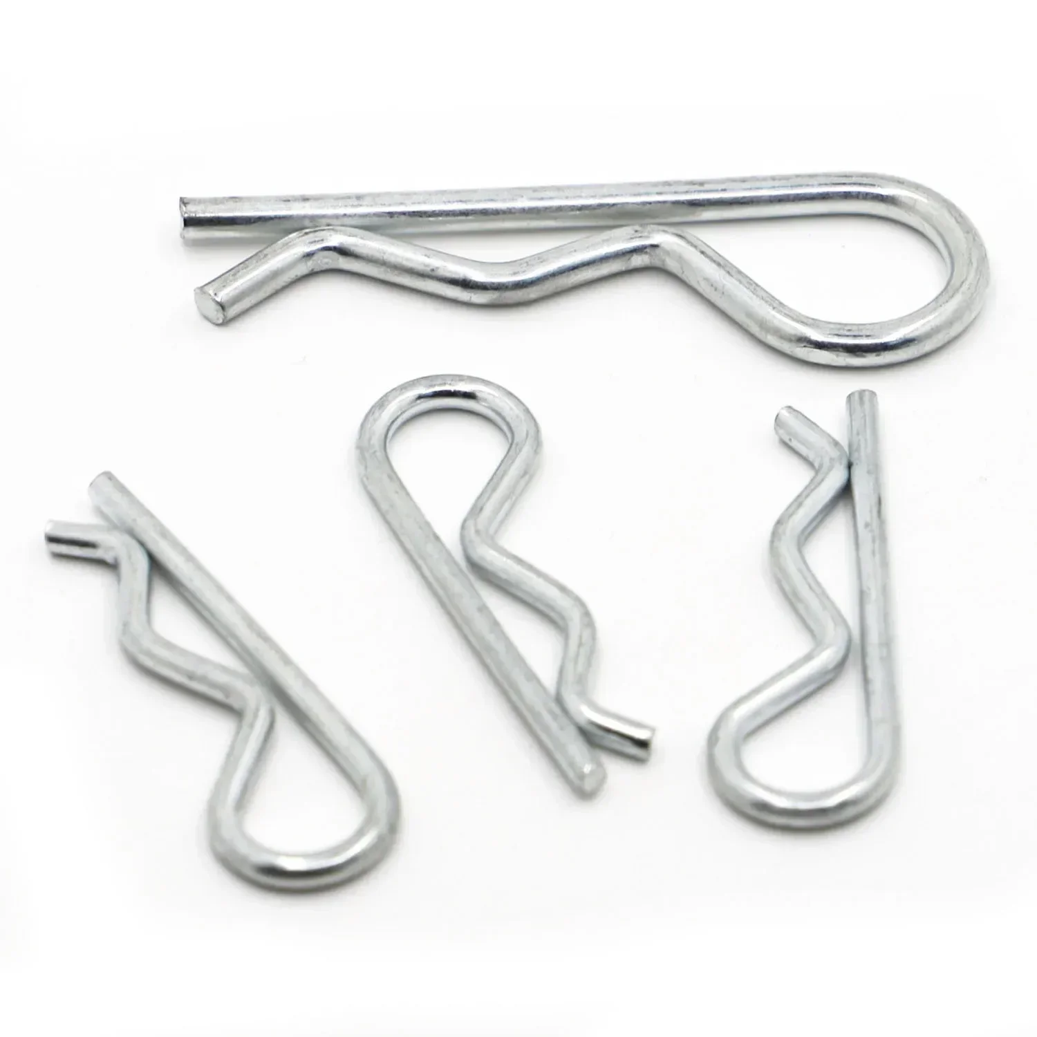 M1 M1.2 M1.6 M1.8 M2 M2.5 M3 M3.5 M4 M5 Steel R Type Spring Cotter Pin Wave Shape Split Clip Clamp Hair Tractor Pin for Car